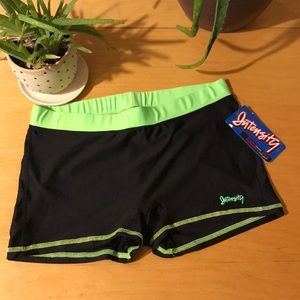 New Black Intensity Volleyball Shorts